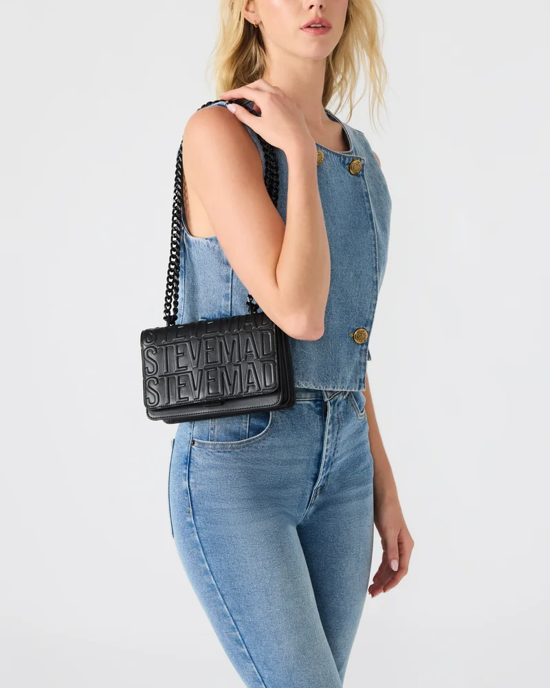 ستيف مادن Steve madden bcarbon women's black satchel bag